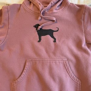 pink Black Dog hoodie